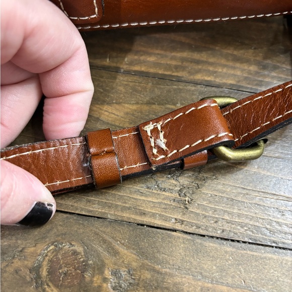 Patricia Nash Brown Leather Crossbody Bag - Picture 7 of 14